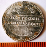 Německý 50 Pfennig 1922 (1)